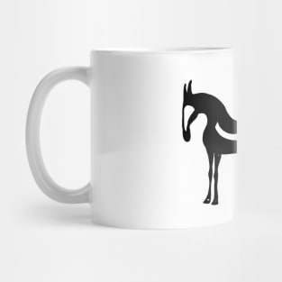 The Essence of a Horse (Black and White) Mug